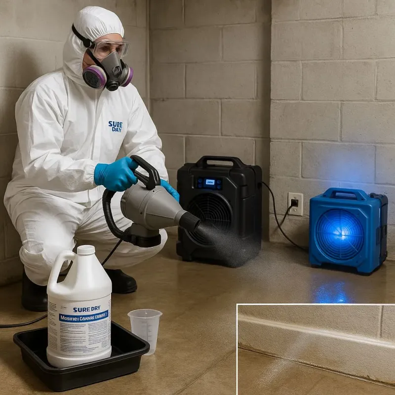 Sanitization and Odor Removal process in Central, LA