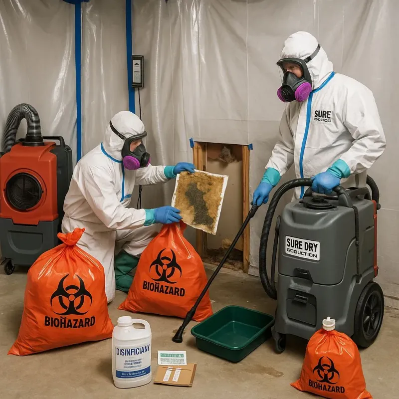 Contaminated Water Handling Protocols process in Central, LA