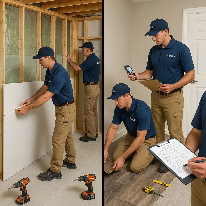 Repairs and Reconstruction process in Central, LA